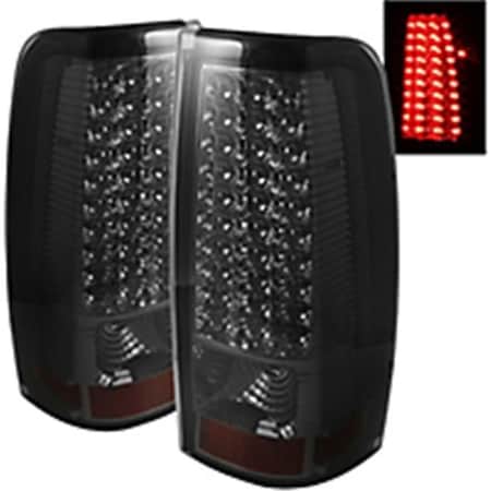 Spyder Spyder S2Z-5011770 1999-2002 Chevy Silverdo LED Tail Lights; Smoke S2Z-5011770